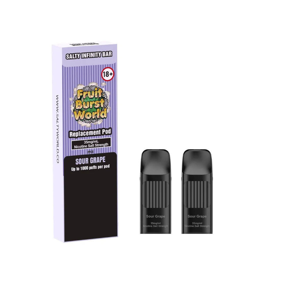 Salty INFINITY Bar Pre-filled Pods -2pk | 19.95mg/mL