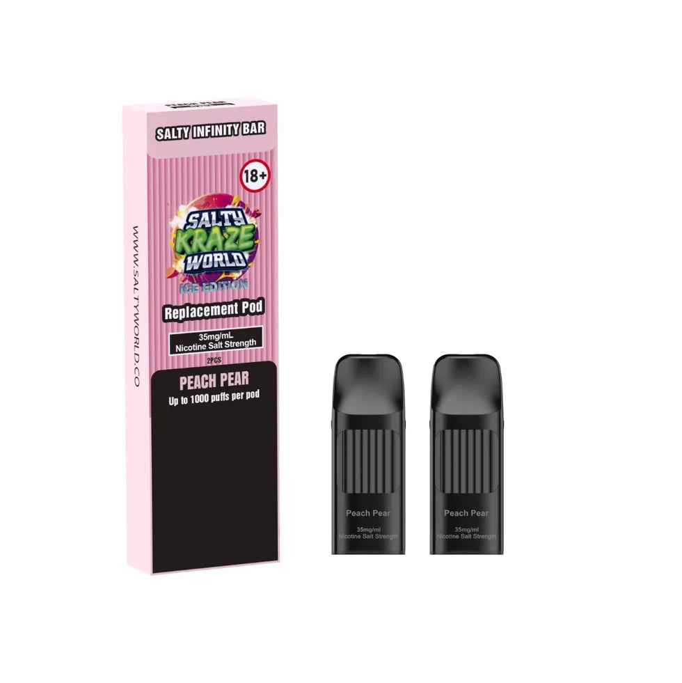 Salty INFINITY Bar Pre-filled Pods -2pk | 19.95mg/mL
