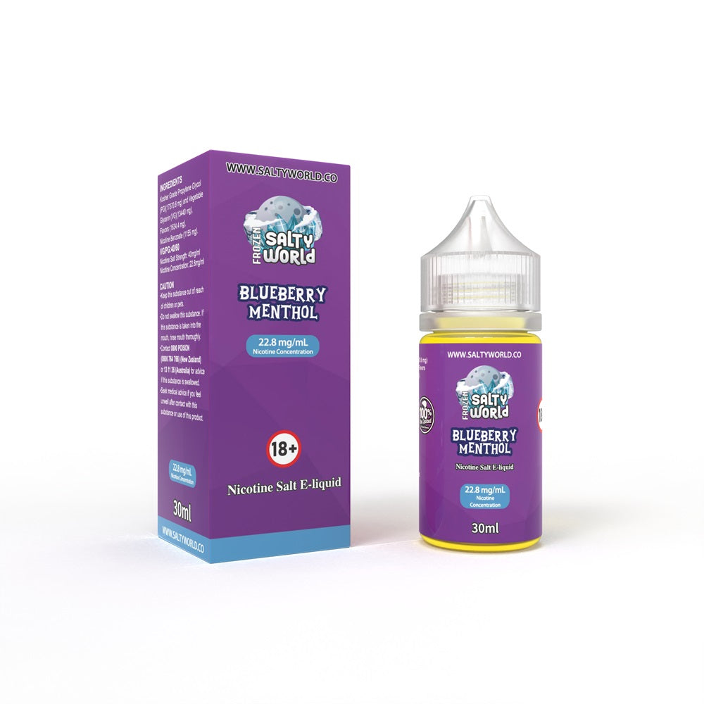 Blueberry Menthol - Nicotine Salt E-liquid