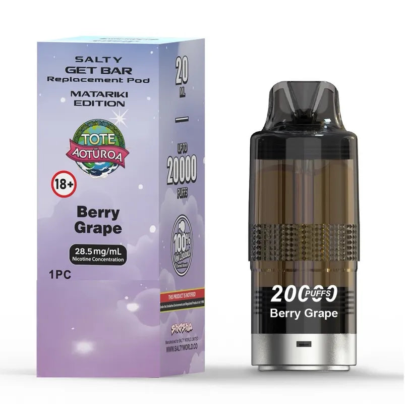 Salty Get Bar Replacement Pod -Matariki Edition 28.5mg/mL