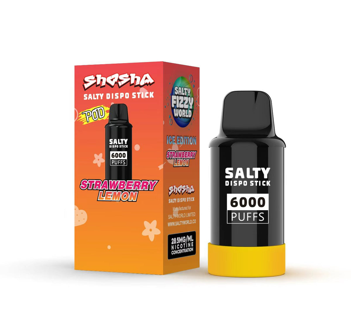 Salty Dispo Stick Pre-filled Pods 28.5mg/mL